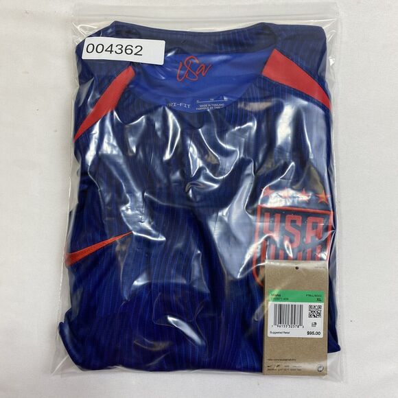 Nike Soccer Jersey Men's XL Blue United States Mens Team USA 4-Star Away Kit NWT - Picture 9 of 9